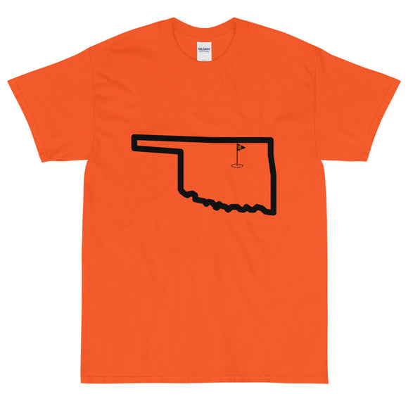 Short Sleeve T-Shirt - State of Oklahoma Golfer